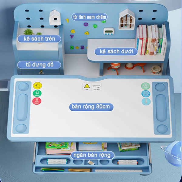 Bàn học thông minh chống gù dưới 3 triệu đồng – Có đáng mua?
